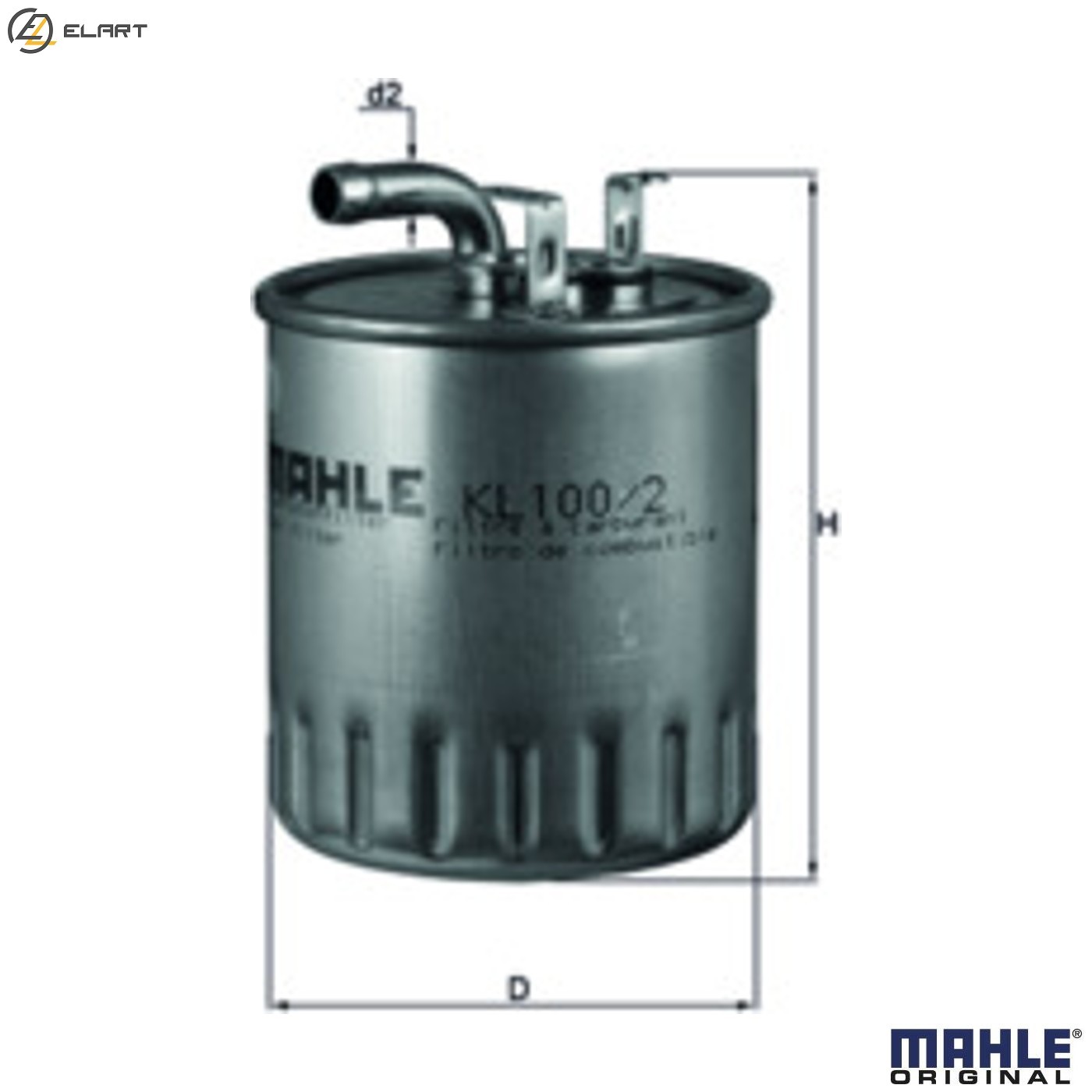 FUEL FILTER KL 100/2 FOR MERCEDES-BENZ V-CLASS VITO/Van/Bus SPRINTER/Dump/5-t