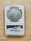 1880 Morgan Silver Dollar $1 Coin Circulated Uncertified 0.9 Fineness