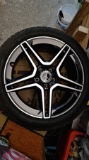 Mercedes AMG 18 Zoll Leichtmetallfelgen 225/45 R18 Bridgestone Schwarz & Silber