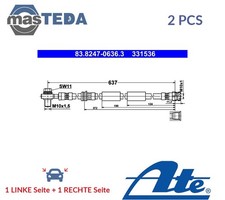 838247-06363 BREMSSCHLAUCH BREMSLEITUNG VORNE ATE 2PCS FÜR AUDI A3,TT,Q3,Q2,8VF