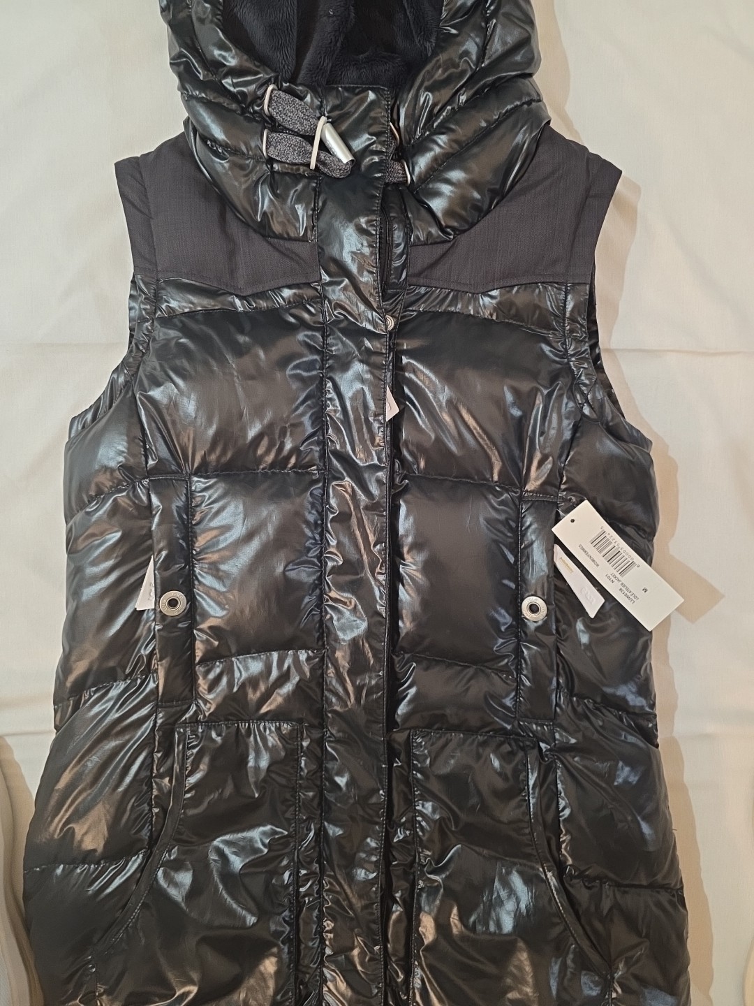 LOLE Hooded Vest Atelier Insulation Puffer Jacket NWT No Arms 