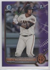 2022 Bowman Chrome Prospects Purple Refractor /250 Ricardo Genoves #BCP-60 0l0m