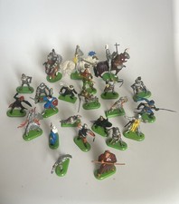 VINTAGE Britains LTD 1971 Deetail Medieval Knights Soldiers Figurine Toy Lot