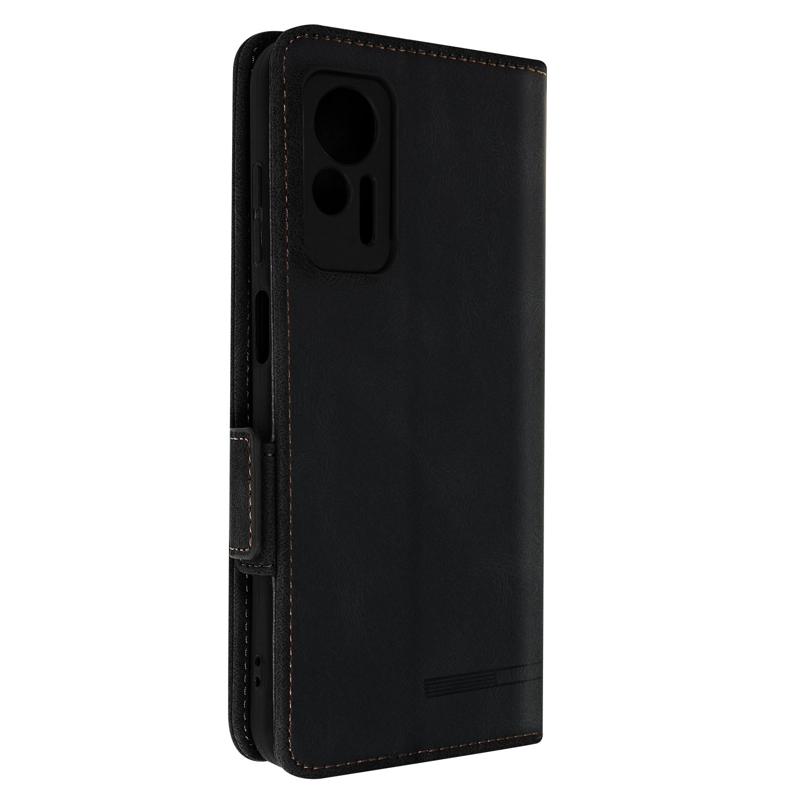 Housse vintage Ulefone Note 14 en similicuir r&eacute;tro aspect maroquinerie