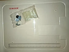 Singer Clear Acrylic Bevel Extension Table Sewing Machine 20 x 15 x 3" Ruler New