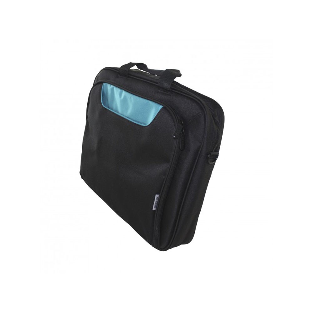 Approx Elegant Nylon 15.6"" Laptop Bag Multiple Compartment Black Blue
