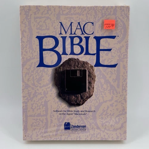 Macintosh Mac Bible Software Zondervan Macbible NIV SEALED NOS Plus SE II Apple