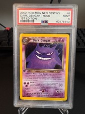 2002 POKEMON NEO DESTINY #6 DARK GENGAR-HOLO 1ST EDITION PSA 9 MINT on eBay
