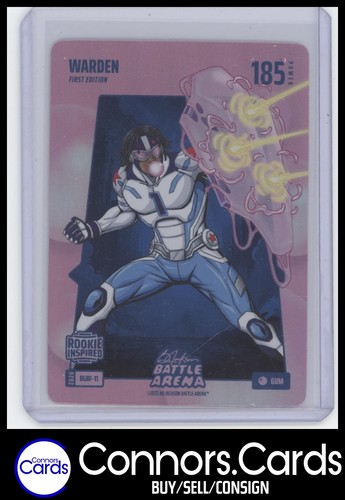 Warden Cam Ward 2026 Bo Jackson Battle Arena #BGBF-11 Bubble Gum Battlefoil SSP