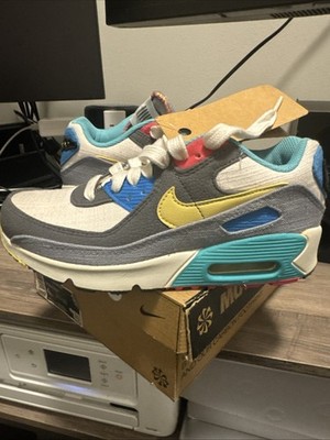 Nike Air Max 90 GS Air Sprung IronGrey 4Y Women's 5.5