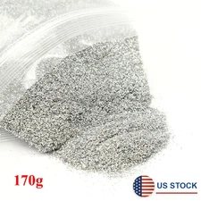 170g Silver Glittering Paint Powder Metal Flake Additive For Car Painting Decor