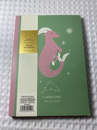 Modern Expressions Zodiac Notebook Capricorn