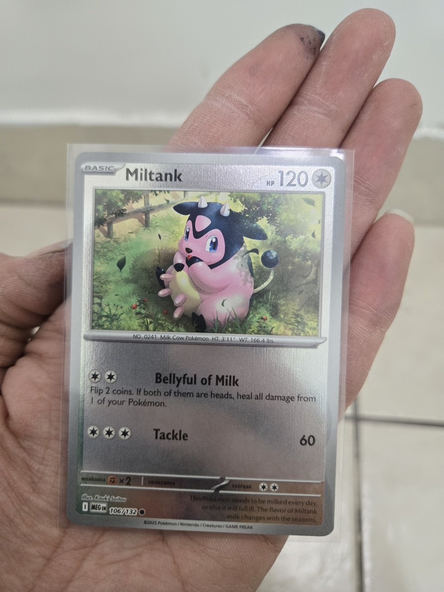 miltank pokemon card value Miltank 106/132 Me01: Mega Evolution Reverse Holo for sale online