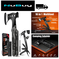 16In1 Multitool Camping ZubehöR Mit Axt Hammer Zange SäGe Schraubendre