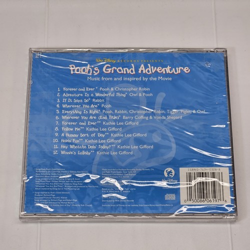 POOH'S GRAND ADVENTURE Soundtrack (CD, 1997, Walt Disney) - NEW / SEALED - Picture 2 of 4