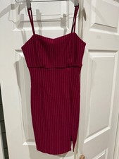 Forever 21 Sexy Red Strap Cocktail Dress Womens Size Small