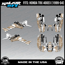 Graphics Kit for ATV Honda TRX 400EX (1999-2004) Future Series - TAN