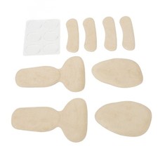Back Heel Gel Pads Set 2 In 1 Adhesive Apricot Lint Heel Grips Pads For Men CHU