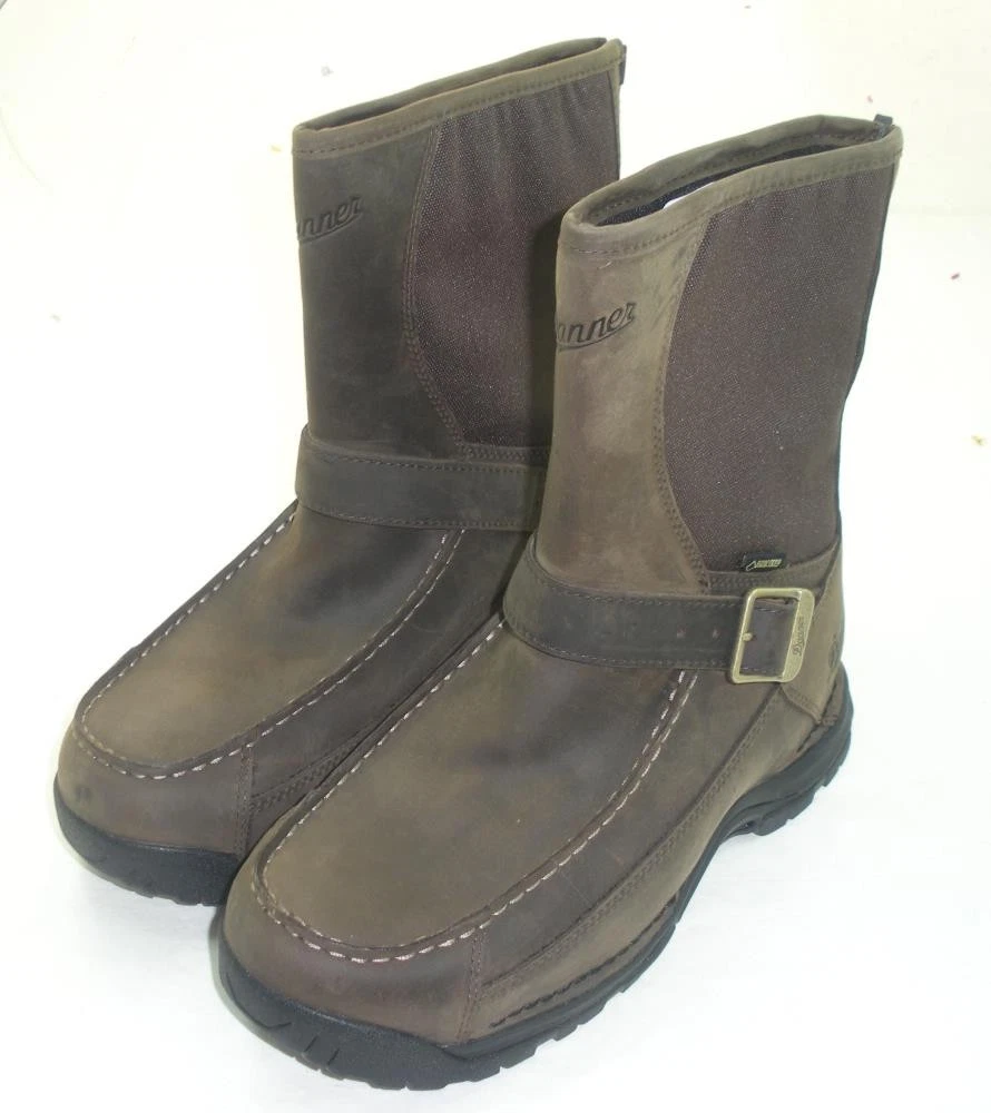 Chaussures montantes en cuir aspect daim marron avec isolation
