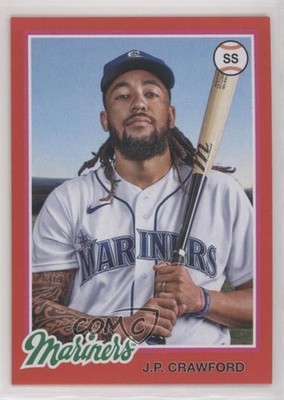 2022 Topps Archives 1978 Topps Design Red 42/75 JP Crawford #106 0ui5