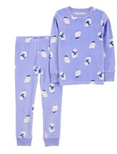 Carter's Child of Mine Toddler Cozy Pajama Set 2-Piece 2T Footed PJs New