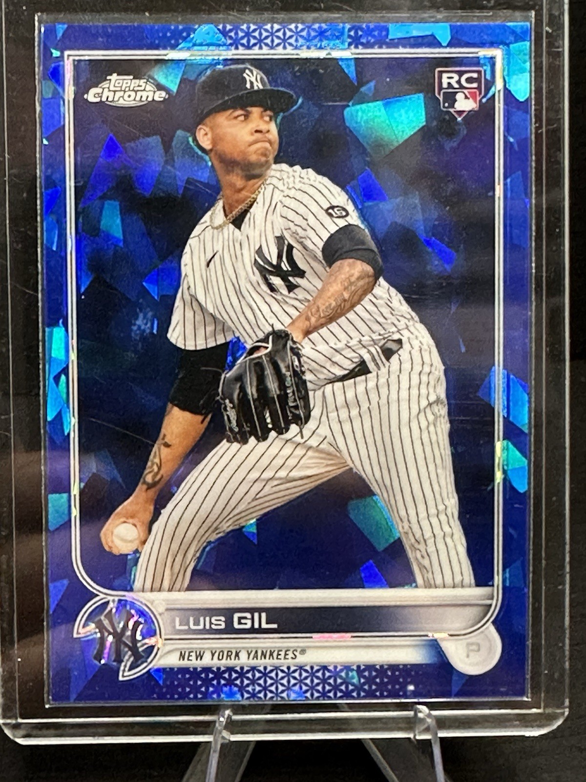 2022 Topps Chrome Sapphire Edition Luis Gil #131 (RC) New York Yankees SP