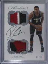 2016-17 Panini Flawless 21/25 Rudy Gay #DPA-RGA Dual Patch Auto y8a