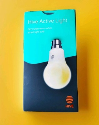 Hive Aktiv Glühbirne Smart Technology B22 Bajonettverschluss dimmbar warmweiß