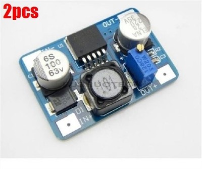 2Pcs Module Cc-Cv Adjustable Step Down LM2576HVS-ADJ LM2576HV Power Supply Dc fh