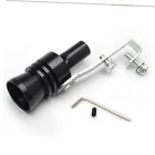 Car Turbo Whistle Universal Aluminum Car Turbo Sound Exhaust Muffler Pipe