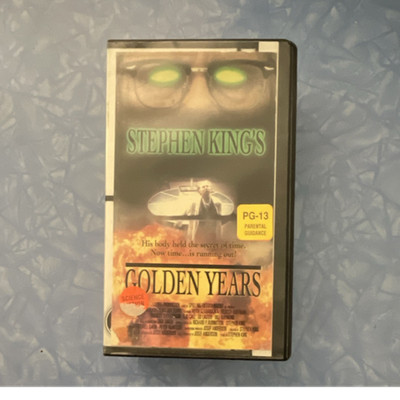Worldvision Home Video Stephen King's Golden Years VHS 2-Tape Box Set PG-13 1991