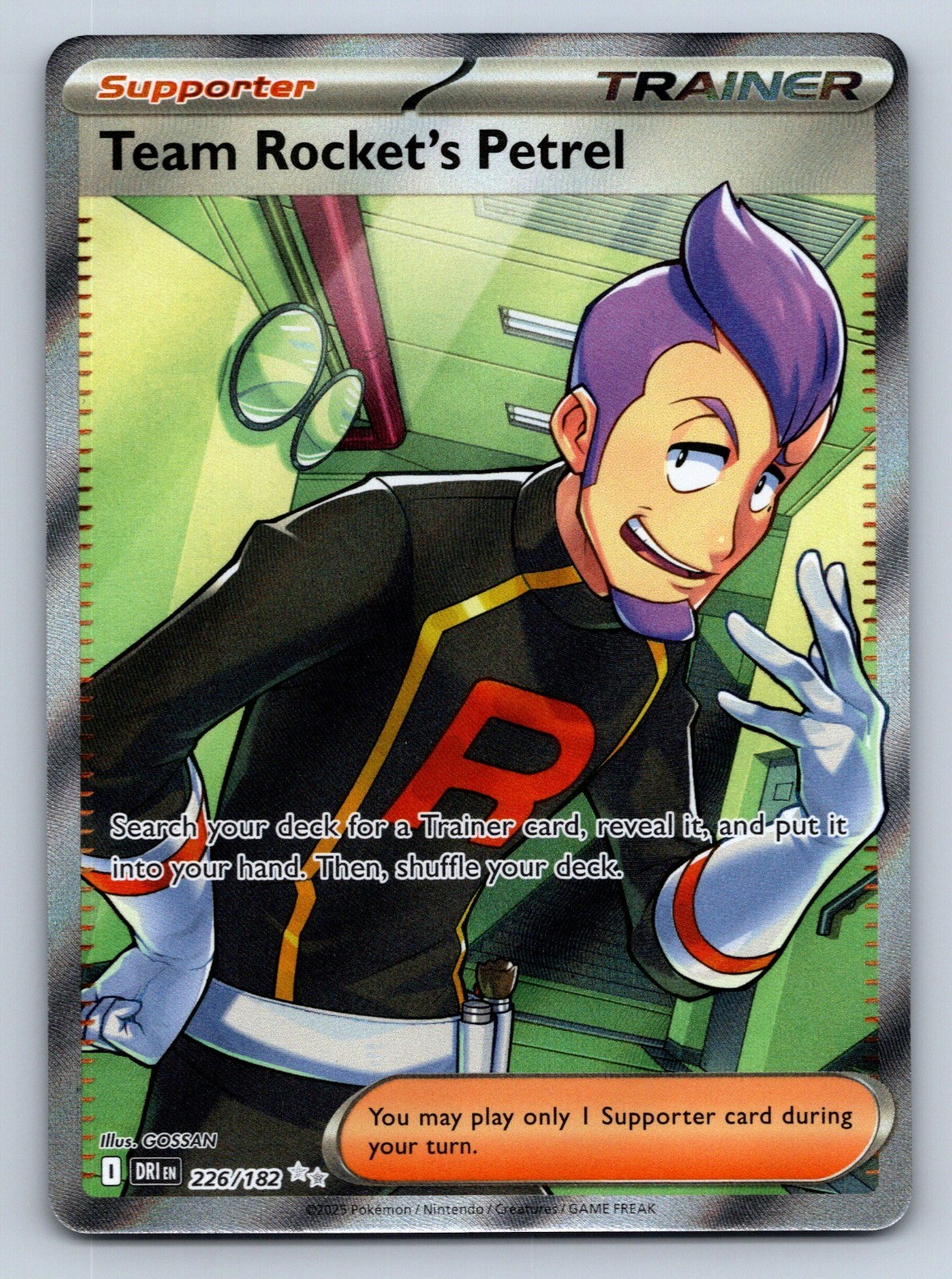 Team Rocket's Petrel 226/182 - SV10: Destined Rivals - NM - Pokemon TCG