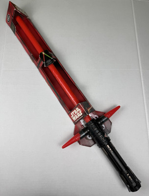 Star Wars Kylo Ren Lightsaber Red Battle Clash Retired Disney Exclusive Works