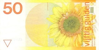 #Kingdom of Netherlands 50 Gulden 1982 P 96 XF Ijsselmeer