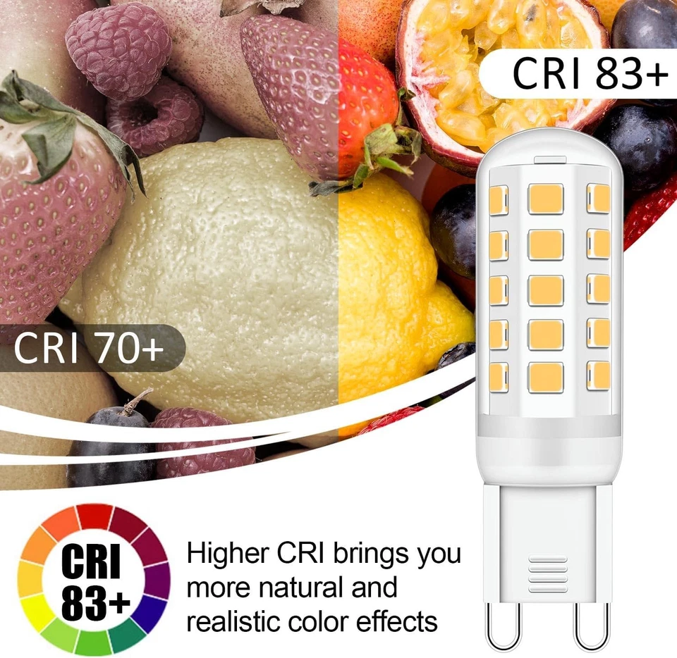 6 Pack 3W G9 Led Bulbs No Flicker Non-Dimmable Energy Savingor Lighting Decor - Image 2 of 4