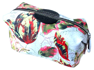 British Airways x Temperly First Class Amenity Kit Bag Tulip Map Print (Empty)