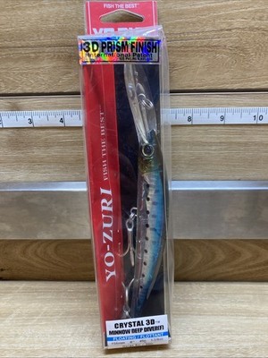 Yo Zuri Crystal Minnow Deep Diver Blue Back