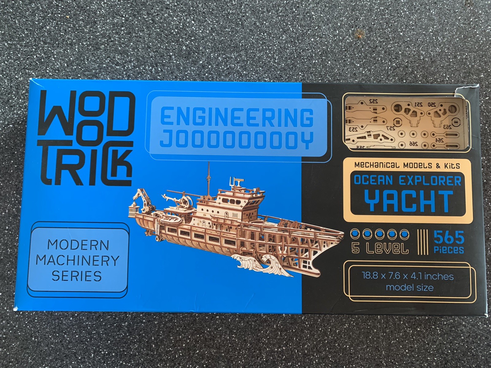 Wood Trick - Ocean Explorer Yacht - Mechanical 3D wood model kit