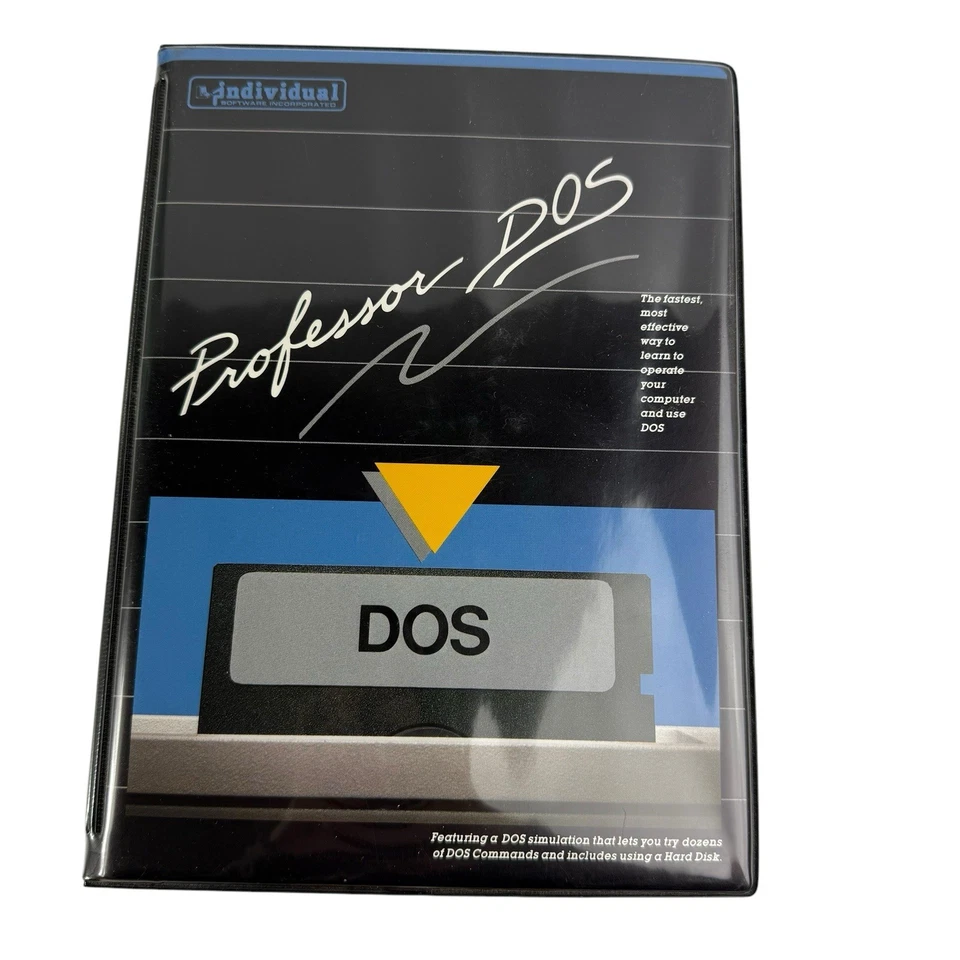Software Individual Professor DOS Interactivo Tutorial Simulación De Colección 1984 Foto 3 de 4
