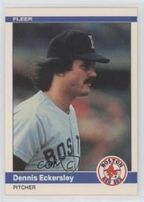 1984 Fleer Dennis Eckersley #396 HOF sq1
