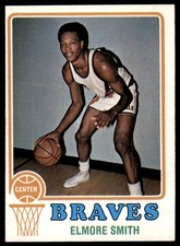 1973-74 TOPPS ELMORE SMITH BUFFALO BRAVES #19 EXMT-NM