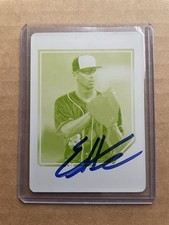 Signed 2024 Panini Donruss Emerson Hancock 1/1 printing plate MARINERS Auto