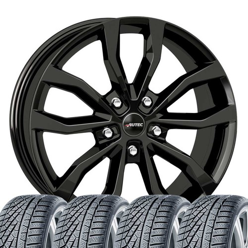 4 Complete Winter Wheels for Audi Q2 SQ2 8x18 Uteca SW 215/50 R18 92V Semperi - Picture 1 of 5