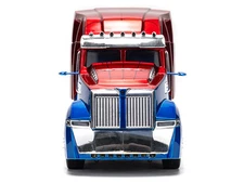 Western Star 57X Truck Tractor "Spider-Man" Blue and Red Metallic "Hollywood Rid