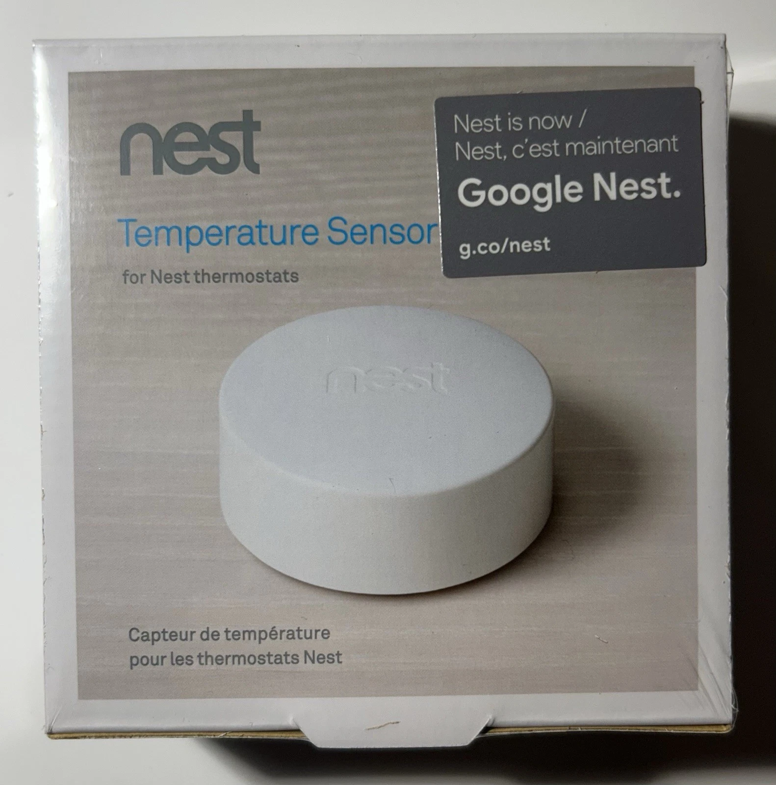 Google Nest Temperature Sensor - Smart Home Thermostat Sensor New