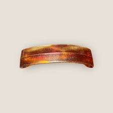 Vintage Mid-Century France Tortoiseshell Plastic Hair Clip Barrette Accessory
