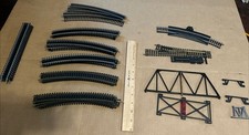 Bachmann HO Scale Track Lot Straight Curves Blinking Bridge Rerailer Switch