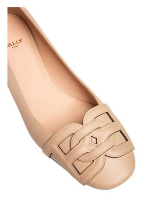 Bally Pinkie 6239559 Women's Corda Calf Embossed Leather Pumps Size 5.5 MSRP$669