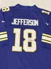 Justin Jefferson Minnesota Vikings Signed NFL Football Jersey COA