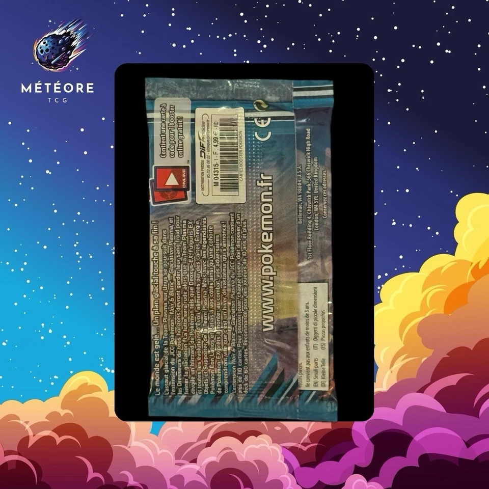 Booster Pokémon Glaciation Plasma Deoxys Pack Fresh Scellé Non Pesé Non Trié Fr - Photo 2/2